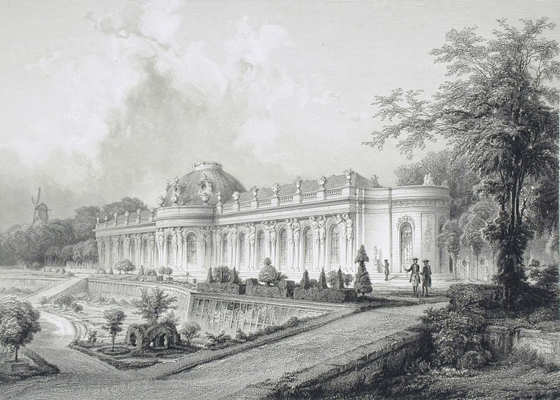 Palace of San Souci, early 19th century. Creator: Unknown.