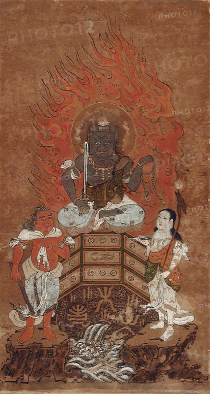 Buddhist Deity Fudo, 19th century. Creator: Unknown.