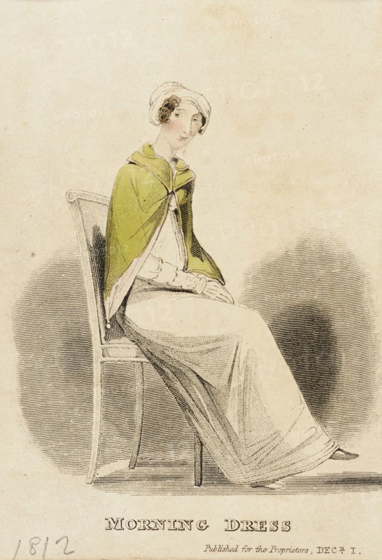 Fashion Plate (Morning Dress), 1812. Creator: Unknown.