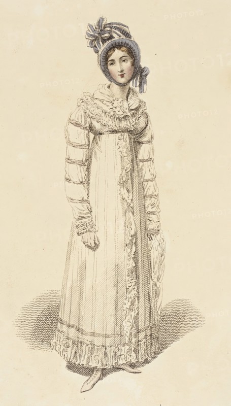 Fashion Plate (Morning Walking Dress), 1816. Creator: Unknown.
