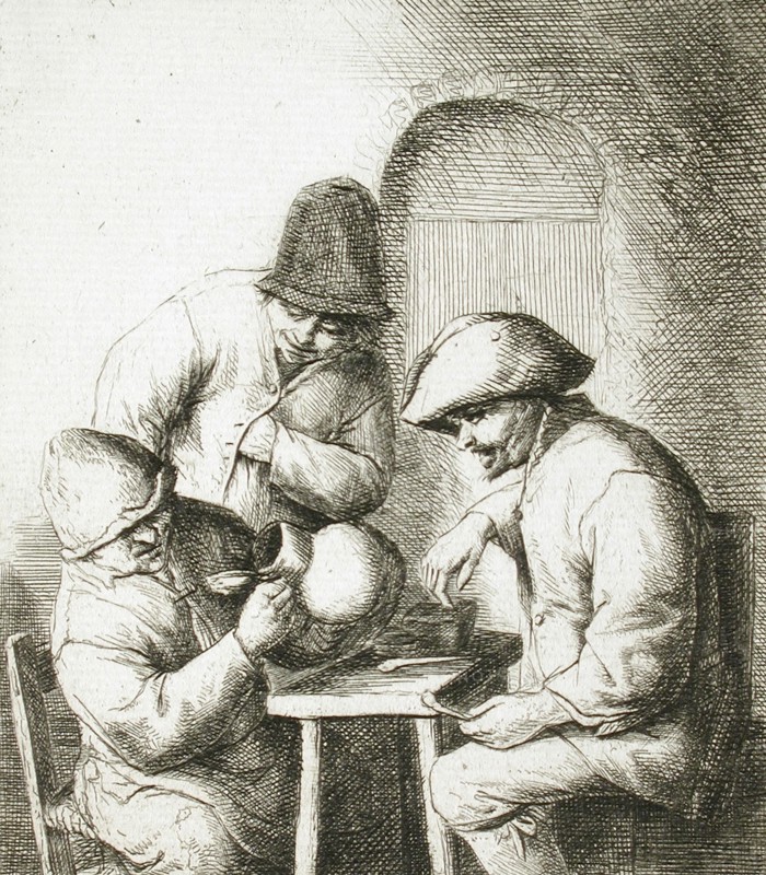The Empty Jug, c1653. Creator: Adriaen van Ostade.