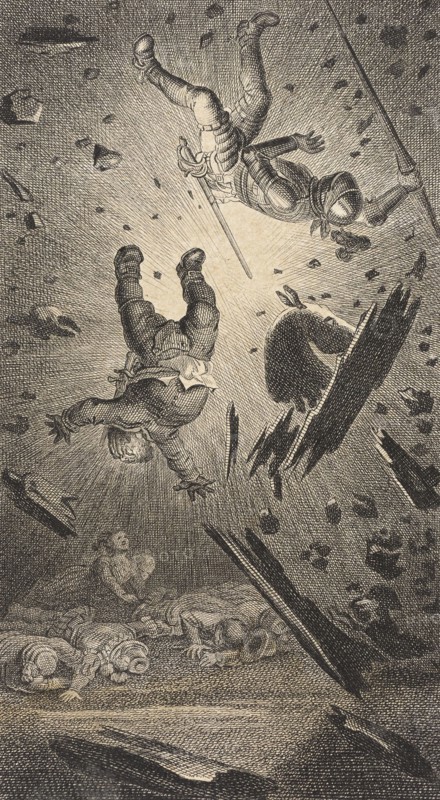 Plate XIII from Life and Adventures of the Knight Don Quixote de la Mancha, 1780. Creator: Daniel Berger.