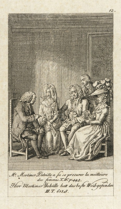 Cecilia or the Story of a Rich Orphan, 1787. Creator: Daniel Nikolaus Chodowiecki.