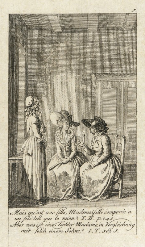 Cecilia or the Story of a Rich Orphan, 1787. Creator: Daniel Nikolaus Chodowiecki.