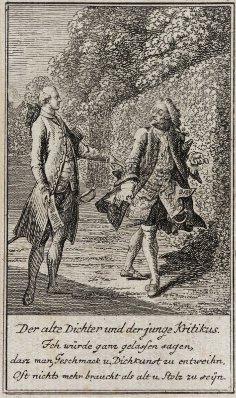 Illustration for Gellert's 'Six Fables and Six Stories', 1775. Creator: Daniel Nikolaus Chodowiecki.