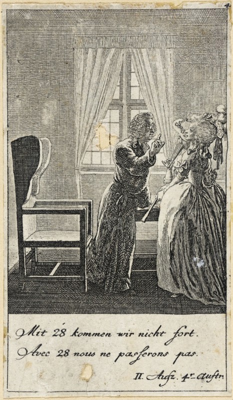 Plate 4 for C. L. Bretzner's 'The Marriage Broker', 1784. Creator: Daniel Nikolaus Chodowiecki.