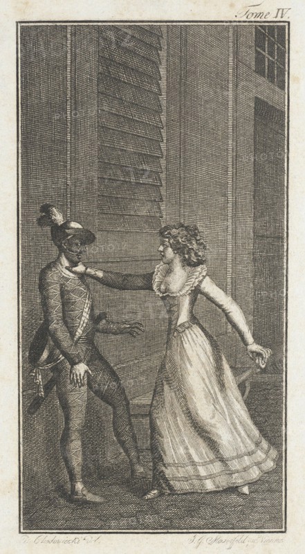 Illustration for the 'Works of J.P.C. Florian', 1796. Creator: Daniel Nikolaus Chodowiecki.