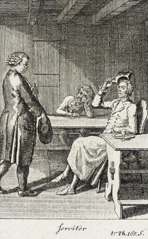 Plate 3 for J.G. Muller's 'Siegfried von Lindenberg', 1783. Creator: Daniel Nikolaus Chodowiecki.