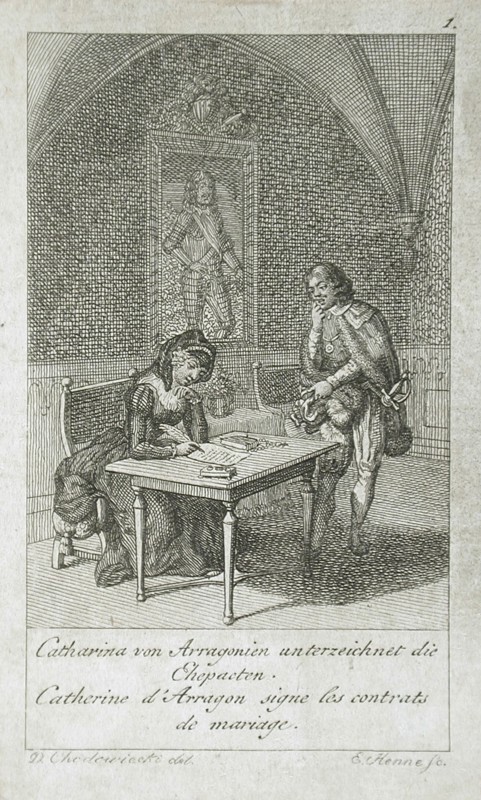 Illustration for the 'History of Henry VIII', 1797. Creator: Eberhard Siegfried Henne.
