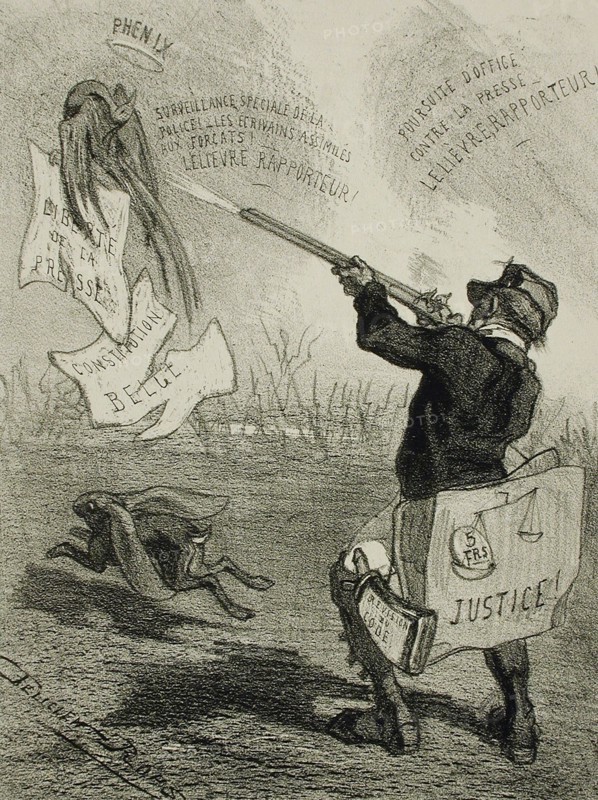 La Comédie politique, 1859. Creator: Félicien Rops.