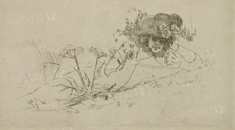Printemps, c1882. Creator: Félicien Rops.