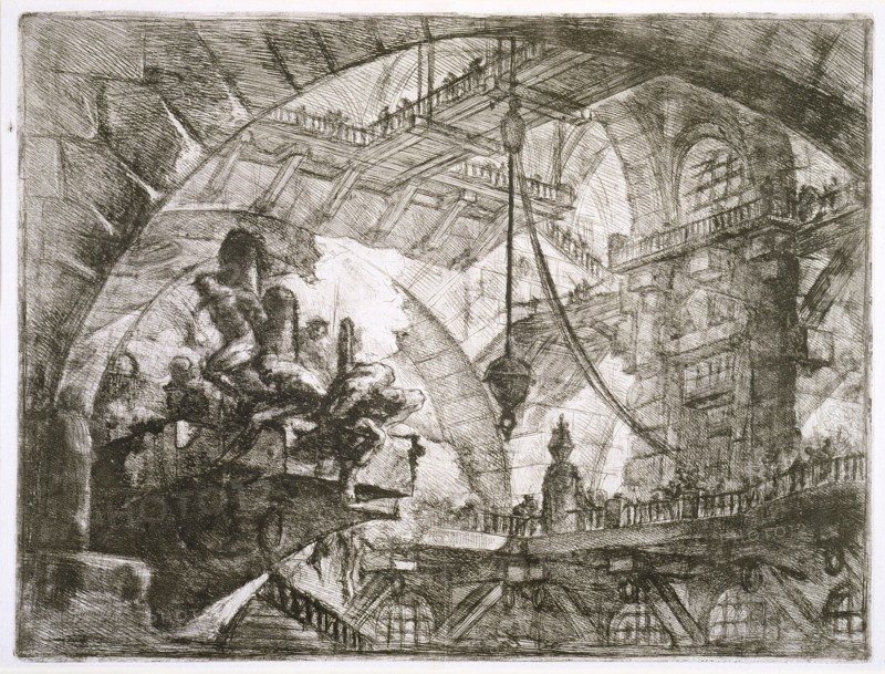 The Sawhorse, between 1749 and 1750. Creator: Giovanni Battista Piranesi.