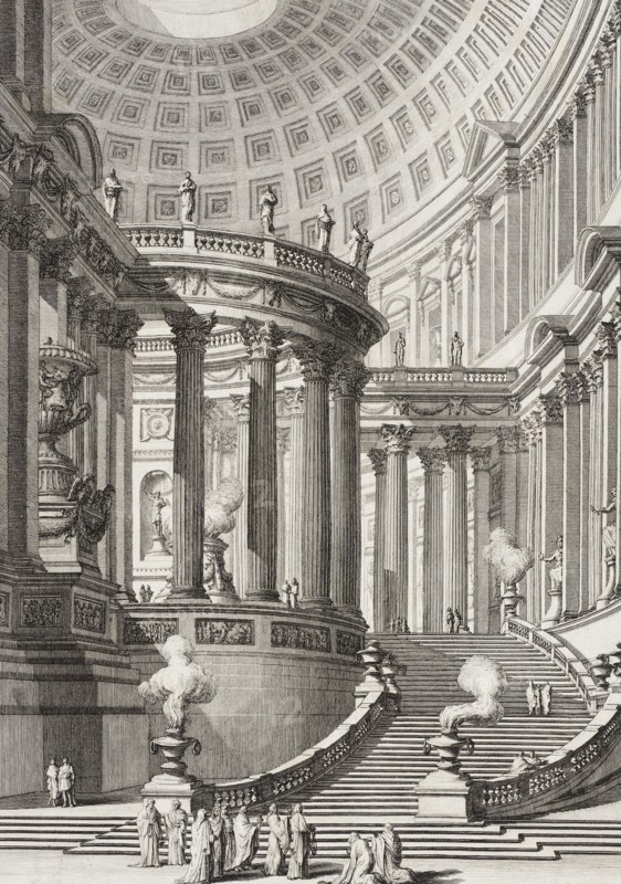 Ancient Temple, c1743. Creator: Giovanni Battista Piranesi.