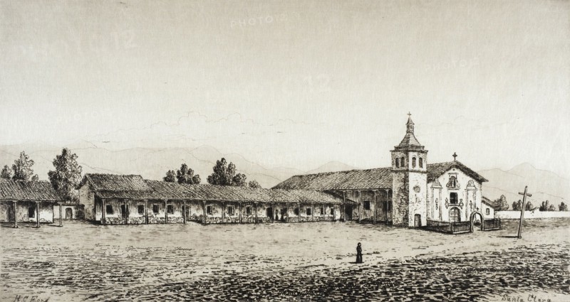 Santa Clara, published in 1883. Creator: Henry Chapman Ford.