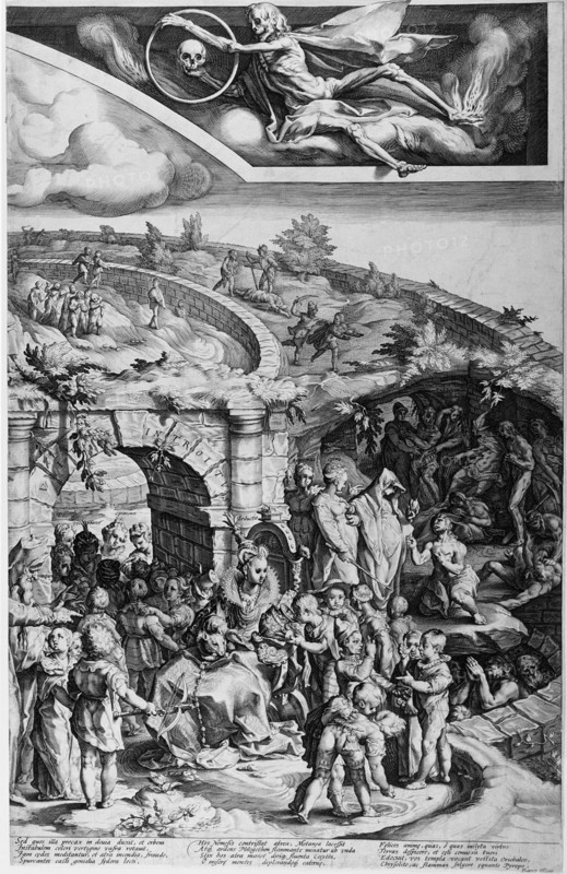 The Table of Cebes (image 2 of 4), 1592. Creator: Jacob Matham.