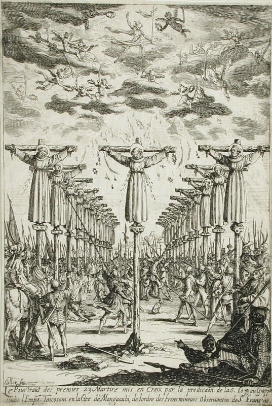 The Martyrs of Japan, 1628. Creator: Jacques Callot.