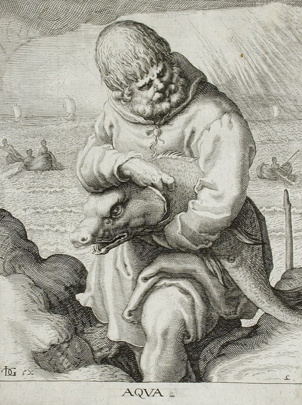 Water, c1588. Creator: Jacques de Gheyn II.