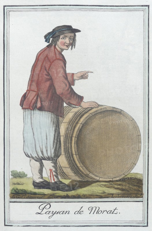 Costumes de Différents Pays, 'Paysan de Morat', c1797. Creator: Jacques Grasset de Saint-Sauveur.