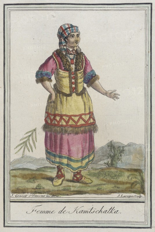 Costumes de Différents Pays, 'Femme de Kamtschatka', c1797. Creator: Jacques Grasset de Saint-Sauveur.