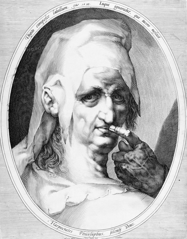 Harpocrates, 1593. Creator: Jan Muller.
