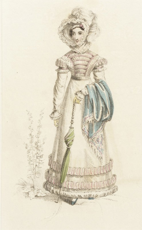 Fashion Plate (Carriage Dress), 1821. Creator: John Bell.