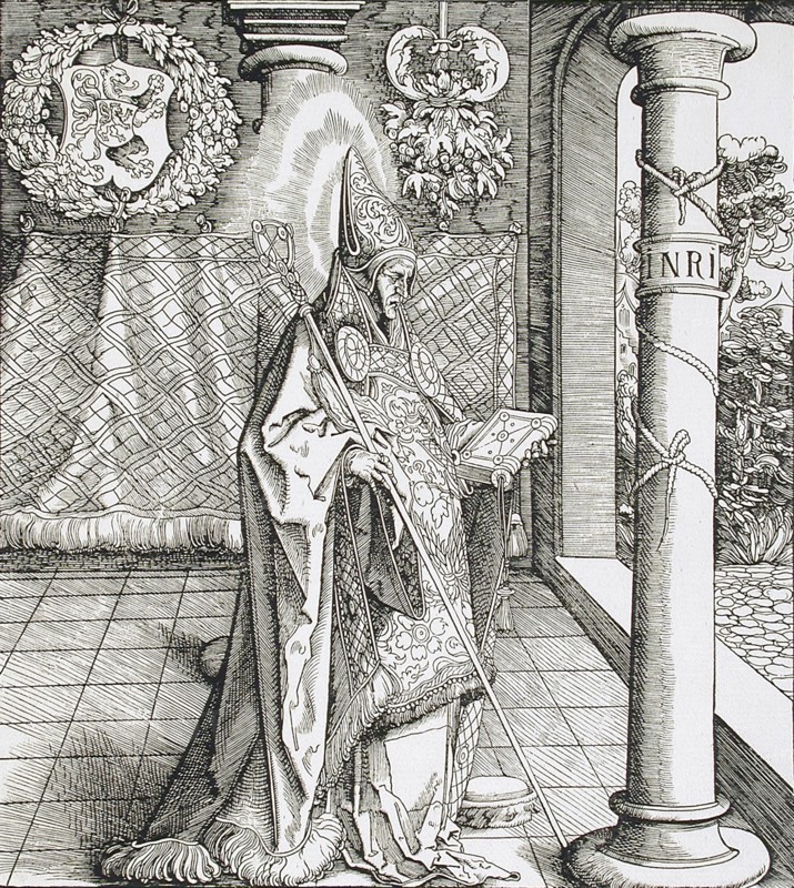 Saint Pharahildis, c1510. Creator: Leonhard Beck.