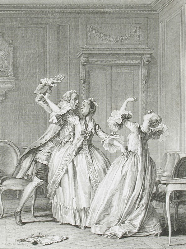 Slap in the Face, 1774. Creator: Noel Le Mire.