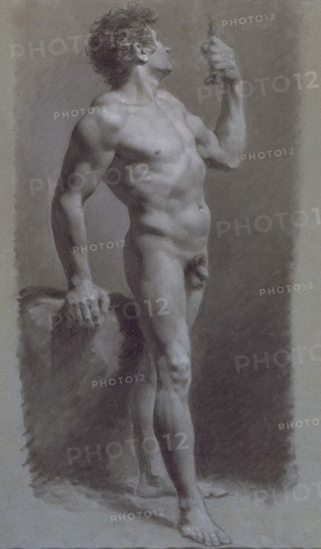 Study of a Man, between c1810 and c1820. Creator: Pierre-Paul Prud'hon.
