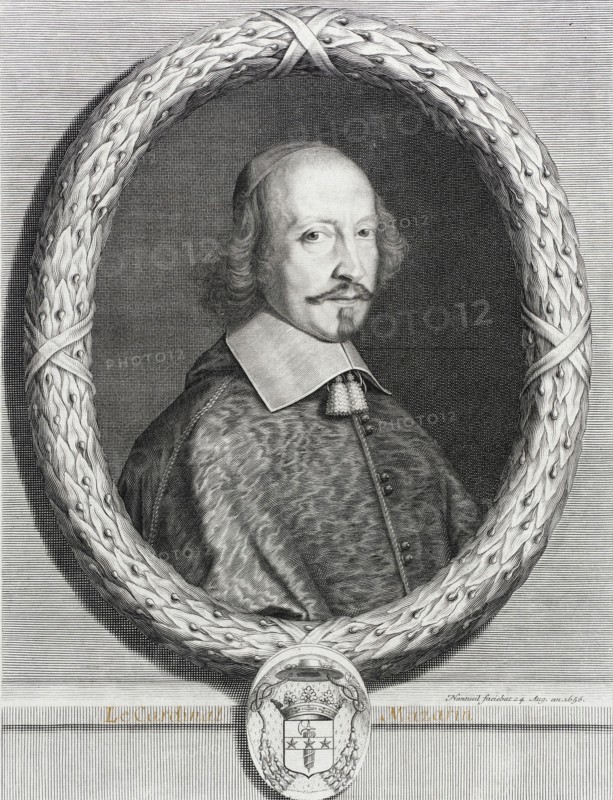 Cardinal Mazarin, 1656. Creator: Robert Nanteuil.