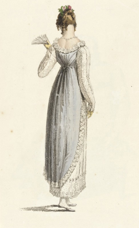 Fashion Plate (Full Dress), 1814. Creator: Rudolph Ackermann.
