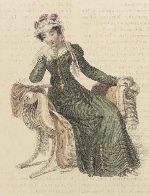 Fashion Plate (Morning Dress), 1824. Creator: Rudolph Ackermann.