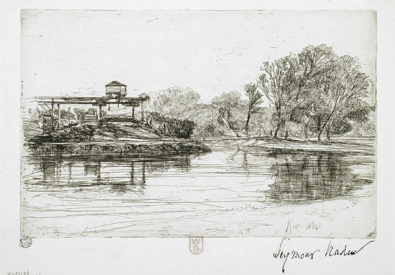 Railway Encroachment, 1864. Creator: Francis Seymour Haden.