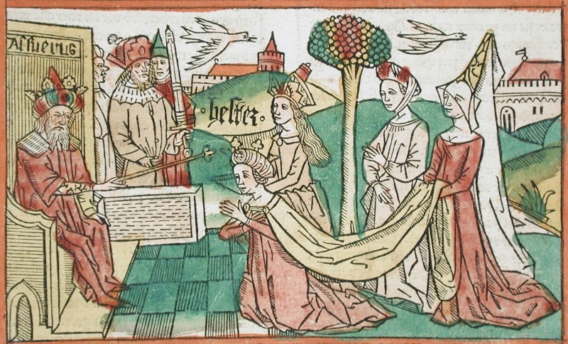 Esther Before King Ahasureus, c1470. Creator: Unknown.