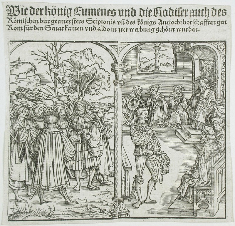 Scene from the Life of King Eumenes, 16th century. Creator: Unknown.