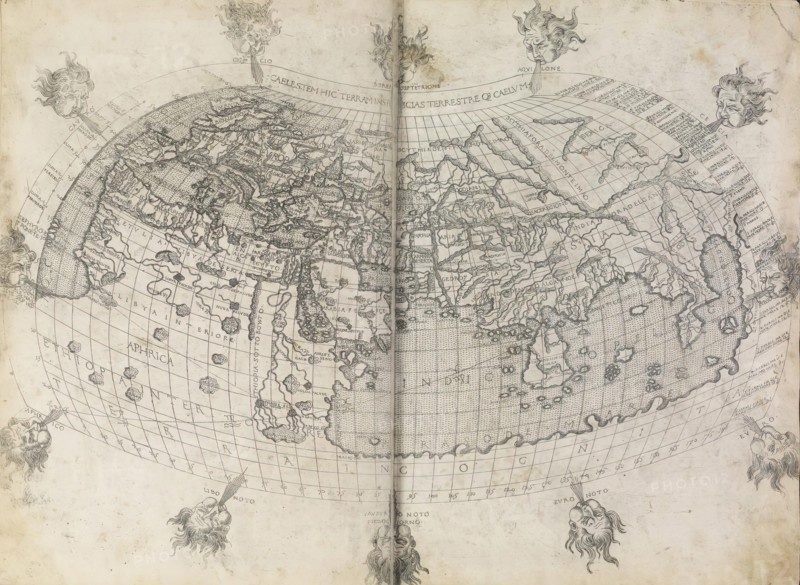 World map, before 1482. Creator: Unknown.