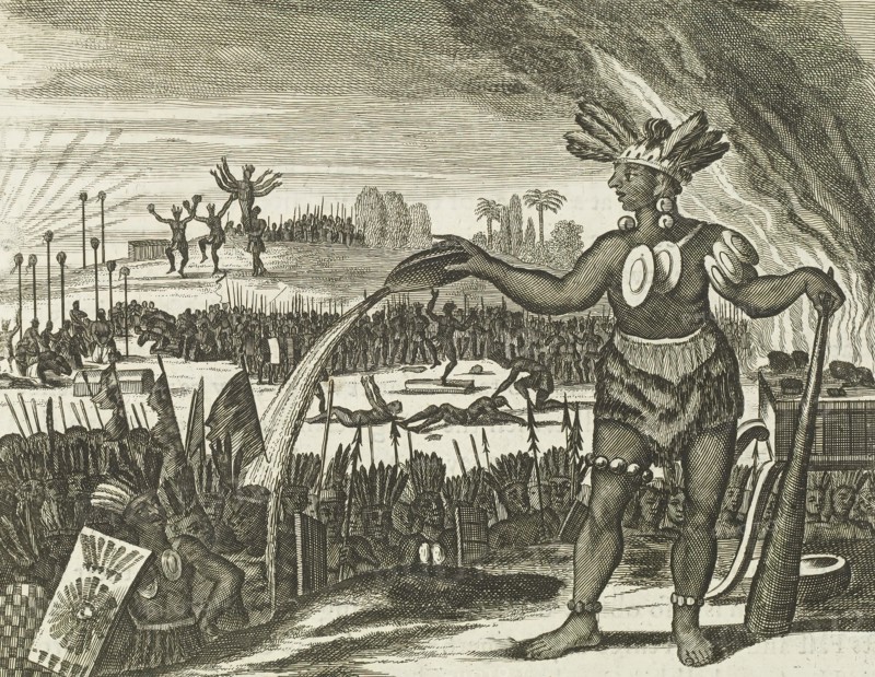 Native Americans, 1671. Creator: Unknown.