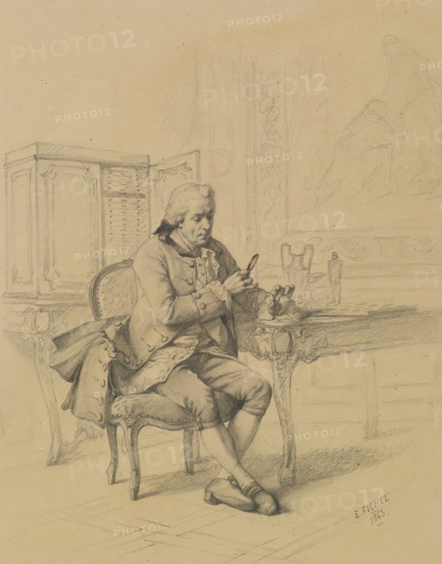 The Collector, 1863. Creator: Eugene Fichel.