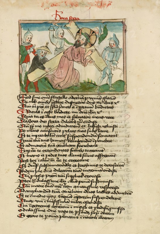 Christ carrying the cross, 1475.  Creator: Unknown.