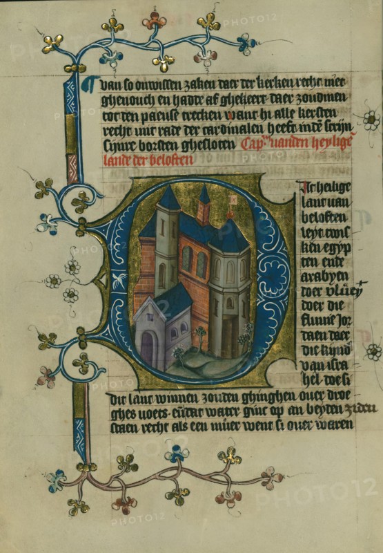 A Church representing the Promised Land, 1400-1404. Creator: Unknown.