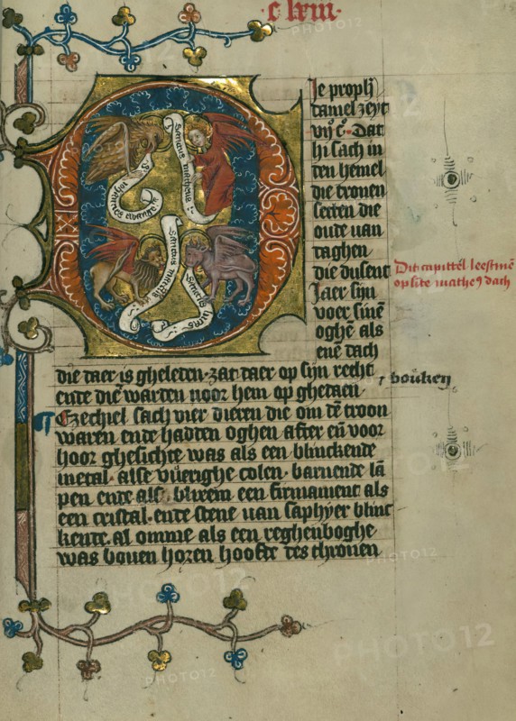 The Symbols of the Four Evangelists, 1400-1404. Creator: Unknown.