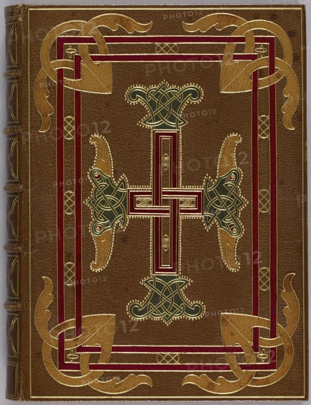 Livre d'heures d'après les manuscrits de la Bibliothèque royale [Color facsimile], 1846. Creator: Léon Gruel.