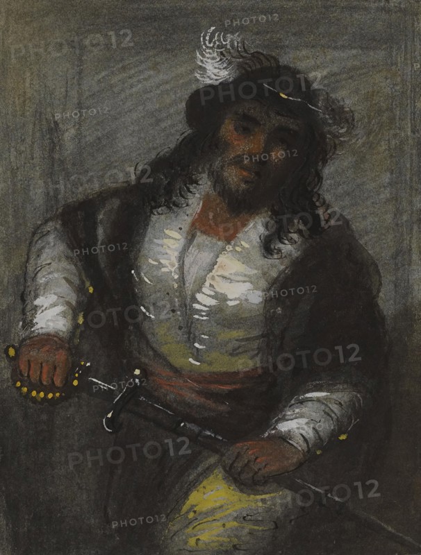 Brigand, 1833. Creator: Alfred Jacob Miller.