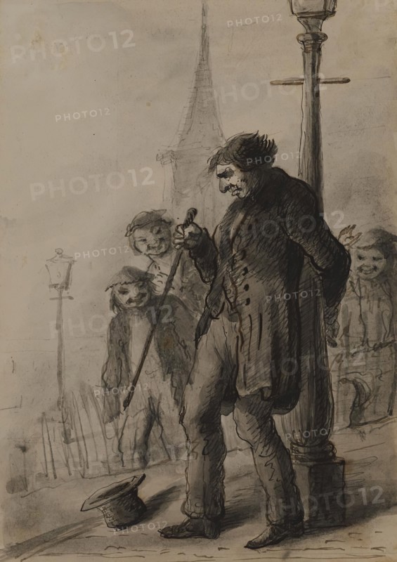 Drunkard, 1810-1874. Creator: Alfred Jacob Miller.