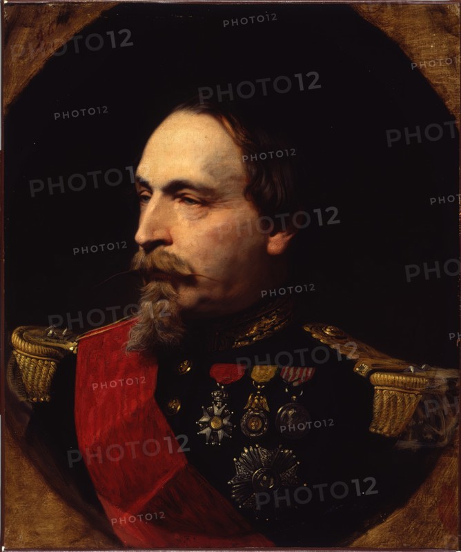 Portrait of Napoleon III, 1868. Creator: Adolphe Yvon.