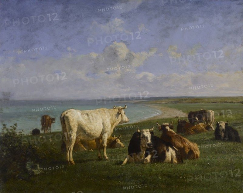 Repose, 19th century. Creator: Constant Troyon.