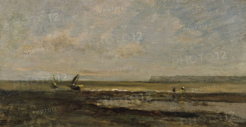 Beach Scene, after 1854. Creator: Charles Francois Daubigny.