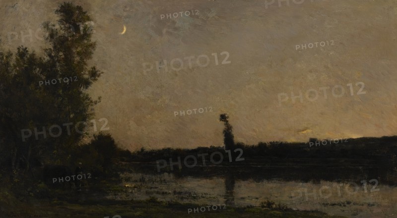 Twilight, 1866. Creator: Charles Francois Daubigny.