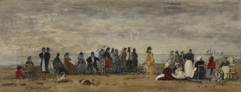 Trouville, 1871. Creator: Eugene Louis Boudin.