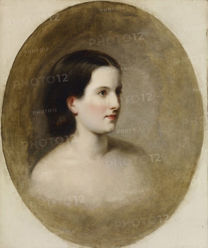 Portrait of Jane Breckenridge, 1830-1878. Creator: Alfred Jacob Miller.