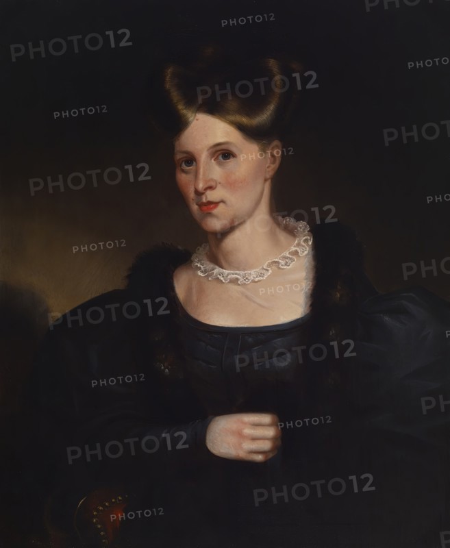 Portrait of Lydia Lloyd Murray, 1833. Creator: Alfred Jacob Miller.
